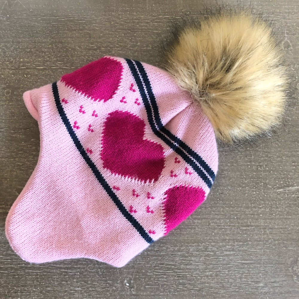Girls beanie with Pom Pom